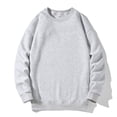 thumbnail image 3 of Chandail Décontracté pour Hommes, Manches Longues Col Rond avec Manches Contrastées, Style Sportif pour Course et Détente Gris 2TG, 3 of 4