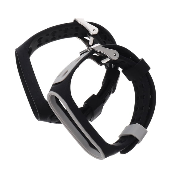 NICERIO 2Pcs Sports Bracelet Silicone Band for Watch Replacement Assorted Colors Comfortable Fit