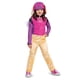 thumbnail image 1 of Disfraz de Skye de Paw Patrol con Gorro y Mono para Niñas, Atuendo de Personaje de la Película Paw Patrol con Insignia, Talla Pequeña para Niños (2T), 1 of 3