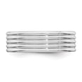 thumbnail image 5 of Auriga Fine Jewelry Sterling Silver 7 mm Polished 5-Row Fancy Band for Women Size 7.5, 5 of 7