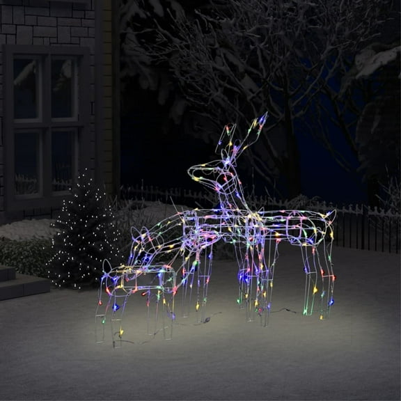 Casafoyer 3 Piece Christmas Light Display Reindeers 229 LEDs