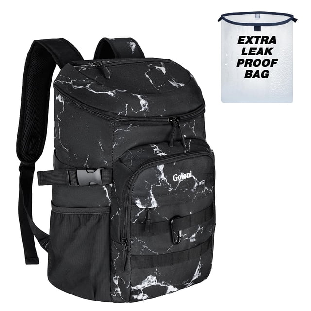 Mochila térmica Goloni, a prueba de fugas, 18 horas, retención de hielo, 24 latas