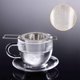thumbnail image 4 of Colador de té de acero inoxidable, colador de té plegable de doble asa y tapa, se cuelga en teteras y tazas Vhermosa WL-00238, 4 of 4