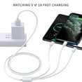 thumbnail image 4 of Universal Three-in-One Fast Charging Portable Micro-USB and Type-C Smartphone Charger Compatible with Multiple Devices, 4 of 8