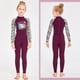 thumbnail image 3 of Trajes de neopreno Trajes de baño UV Mantener caliente Trajes de neopreno de manga larga para natación Buceo Púrpura S, 3 of 8