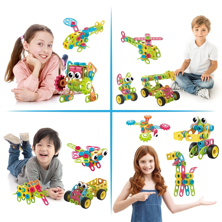 PicassoTiles 250-Piece STEM Building Block Engineering Kit photo 8