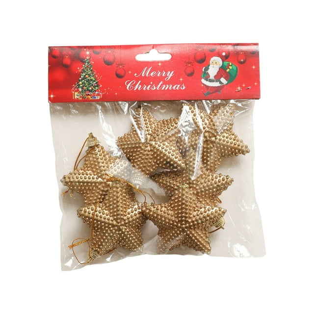 Christmas Tree Decorations Plastic Christmas Tree Golden Plastic Tree Decorations Scene Setup Holiday Accent