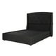 thumbnail image 2 of Box Base Cama Matrimonial + Cabecera Zefyr Negro, 2 of 8