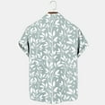 thumbnail image 5 of Mens Hawaiian Shirts Short Sleeve Button Down Shirt Men's Party Shirts Summer Beach Vacation Holiday Tropical Shirts, 5 of 5