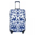 thumbnail image 1 of Fashion Mexican Flowers Luggage Cover Protector Dust Proof Travel Suitcase Covers, 1 of 1