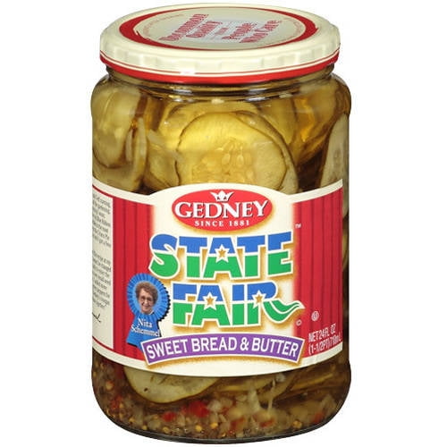 Gedney State Fair Sweet Bread & Butter Pickles, 24 fl oz