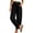 Black, variant on Barrel Pants Women Petite Trendy Cuffed Hem Elastic Waisted Summer Pants Casual Loose Wide Leg Pants with Patch Pockets 2026 Brown M