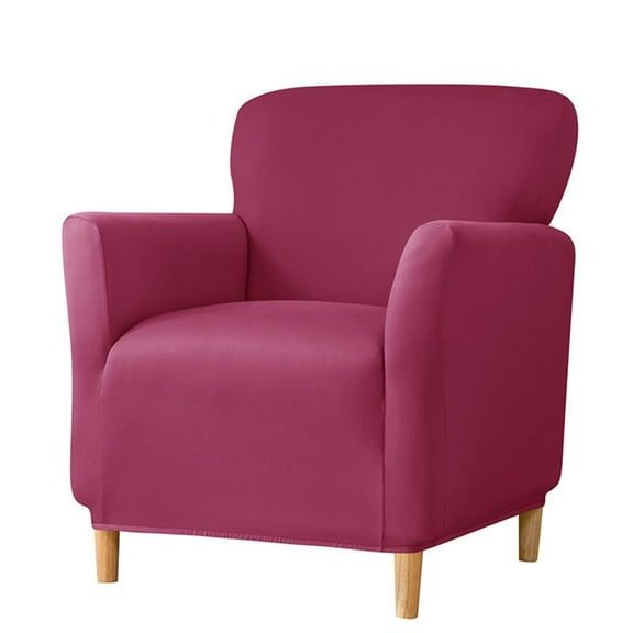 Comfortable Single Seater Armchair Slipcover Soft Milk Silk Sofa Slipcover