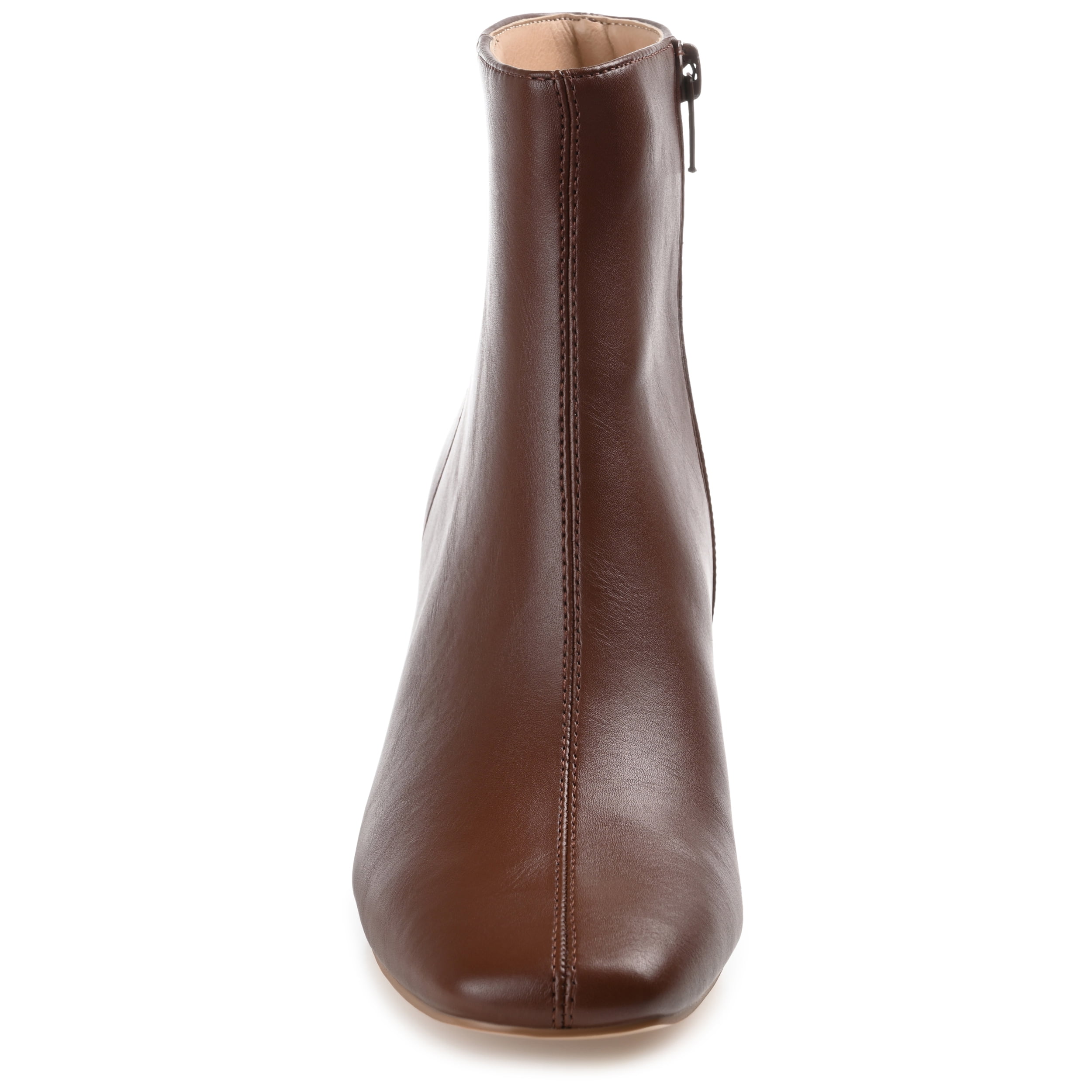 Journee Womens Kelssa Square Toe Kitten Heel Ankle Booties, Widths Available