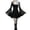 Black, variant on NinXxx Elegant Sleeveless Lace Neckline Casual Events Dress Halloween Party Black S