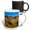 Multicolor, variant on 3drose, South Dakota, Wall, Badlands National Park, North American Bison, 11oz Two-tone Red Mug