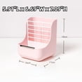 thumbnail image 2 of Rabbit Hay Feeder Guinea Pig Feeder, 2 in 1 Automatic Small Animal Food Bowl Feeding Cage Accessories 5.91''L x 6.69''W x 7.09''H, 2 of 9