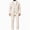 31-Khaki, variant on Men Two Piece Textured Set Long Sleeve Cargo Button Down Shirt and Drawstring Pants Sets Casual Fashion Workwear OutfitsS