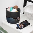 thumbnail image 6 of PhooArto Drawstring Cosmetic Bag, Barrel Shaped Portable Travel Makeup Bags, Galaxy Running Horse Large Capacity Waterproof Multifunctional Bucket Toiletry Bag, 6 of 6