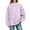 Purple1, variant on CAIVO Women's Mock Neck Sweatshirt Oversized Long Sleeve Loose Fit Casual Solid Color Pullover Tops Relaxed Fit Fall Streetwear