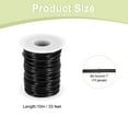 thumbnail image 2 of Uxcell 10 Gauge Aluminum Craft Wire 2.5mm 33ft Flexible Bendable Anodized Metal Jewelry Sculpting Wire for Jewelry Making Modelling Craft DIY, Black, 2 of 7