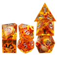 thumbnail image 4 of 7x Polyhedral Dices D4-D20 Die, pcs polyhedral dice for Table Game Party Favors Gifts Yellow, 4 of 9
