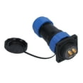 thumbnail image 2 of Haofy Waterproof Connector Square 4 Holes IP68 Aviation Power Socket 380V 45A for Cable Wire SP28,IP68 Connector,Aviation Plug Connector, 2 of 8
