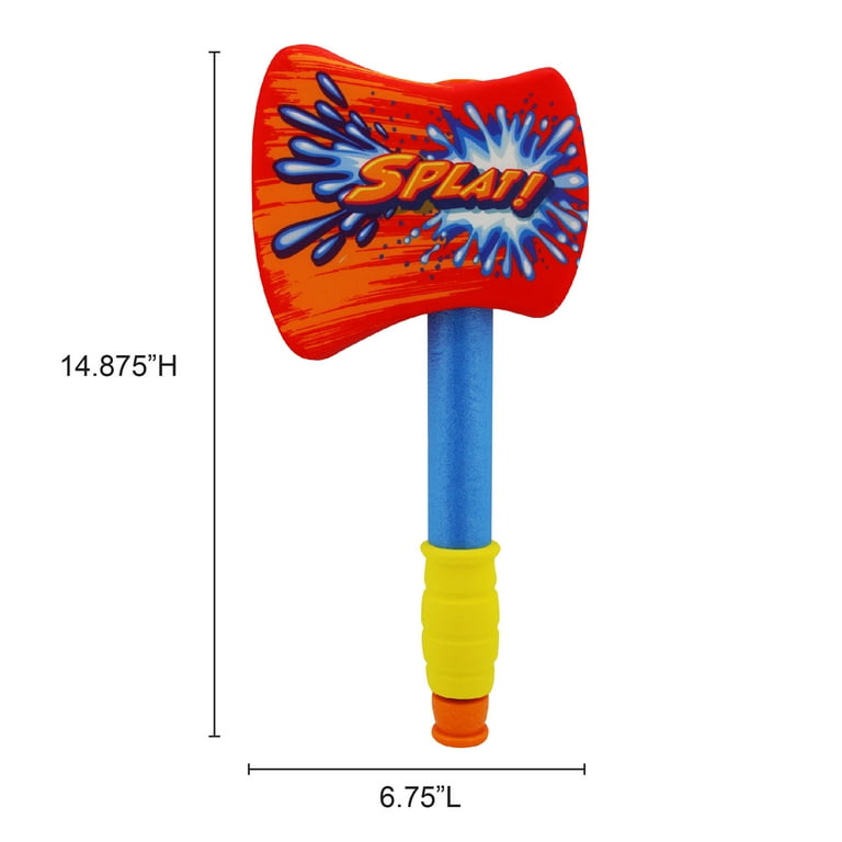Banzai Foam Pool Blaster Splash Toy Battle Axe Water Shooter for