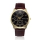 thumbnail image 3 of Reloj de cuarzo para hombre, reloj de pulsera analógico de aleación de cuero y cuarzo para hombre., 3 of 3