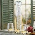 The Wine Enthusiast 76255 2pc Wine Chilling Carafe Accs