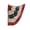 2FT, variant on 4th of July USA Pleated Fan Flag 3.74x1.97 FT Set of 6, Independence Day American Bunting Banner for Outdoor, Patriotic Half Fan Flag for Memorial Day Veterans Day