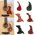 thumbnail image 2 of Trayknick Acoustic Folk Guitar Pickguard Celluloid Pick Guard Board Sticker Accessories, 2 of 13