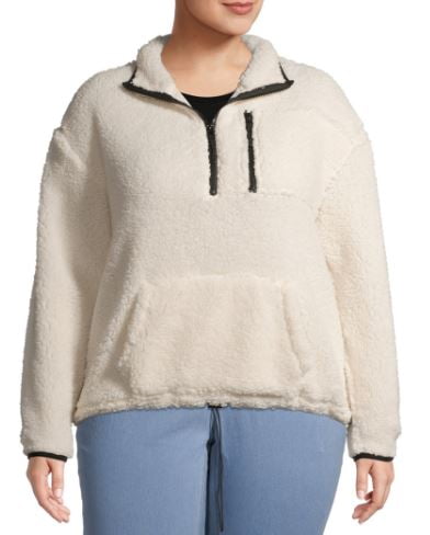 sherpa pullover walmart