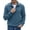 Dark Blue, variant on Men's Quarter Mock Neck Zip Up Pullover Slim Fit Mock Neck Long Sleeve Sweaters Casual Corduroy Polo Comfort Golf Sweatshirts