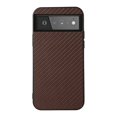 thumbnail image 2 of Carbon Fiber Case Compatible With Google Pixel 7 Pro/7, Soft Tpu Frame + Pu Leather Shockproof Cover, 2 of 3