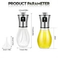 thumbnail image 4 of An Oil Bottle and a Funnel Clearance! Oil Sprayer for Cooking Olive Oil Mist Sprayer 200Ml Bottle for Cooking Baking and Air Fryer and Canola Oil Dispenser Kitchen Gadget, 4 of 9