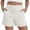 *Gray, variant on Women’s Elastic Waist Shorts with Pocket,Casual Office Work Dress Shorts Black,Women's Plus XXXL