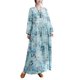 thumbnail image 1 of Vestido Irfora Vestido suelto de mujer Vintage estampado manga larga cuello redondo cintura alta Casual vestido de vacaciones Irfora Vestido, 1 of 5
