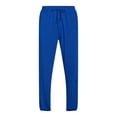 thumbnail image 5 of Athletic Works Jersey Sleep Pants for Men, Lounge Wear Pajama Pants, S, Royal Spice, 5 of 6