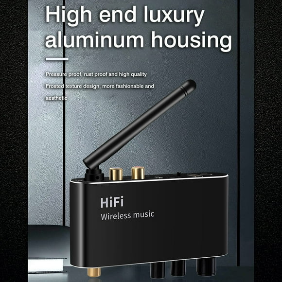 AUX Bluetooth-compatible Receiver Fast Speed Mobile Phone Television Phone Wireless Digital to Speaker Digital to Analog Adapter Portable Home Supplies