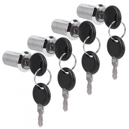 greensen 4 set cam lock en alliage de zinc classeur tiroir de boite aux lettres porte coulissante serrures de securite avec cles cam lock cam lock avec cles walmart canada