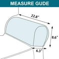 thumbnail image 3 of Dowbom Stretch Armrest Covers for Chairs and Sofas Jacquard Spandex Couch Arm Cover Washable, 3 of 7