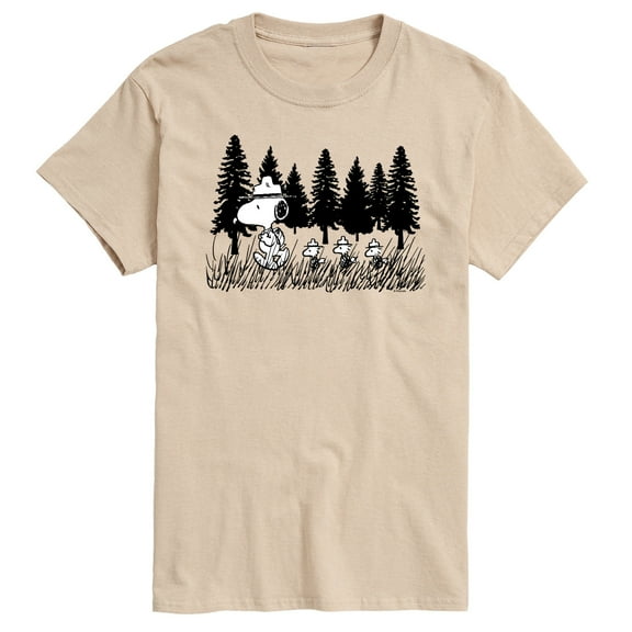 Peanuts - Troopping Along - Men's Short Sleeve Graphic T-Shirt