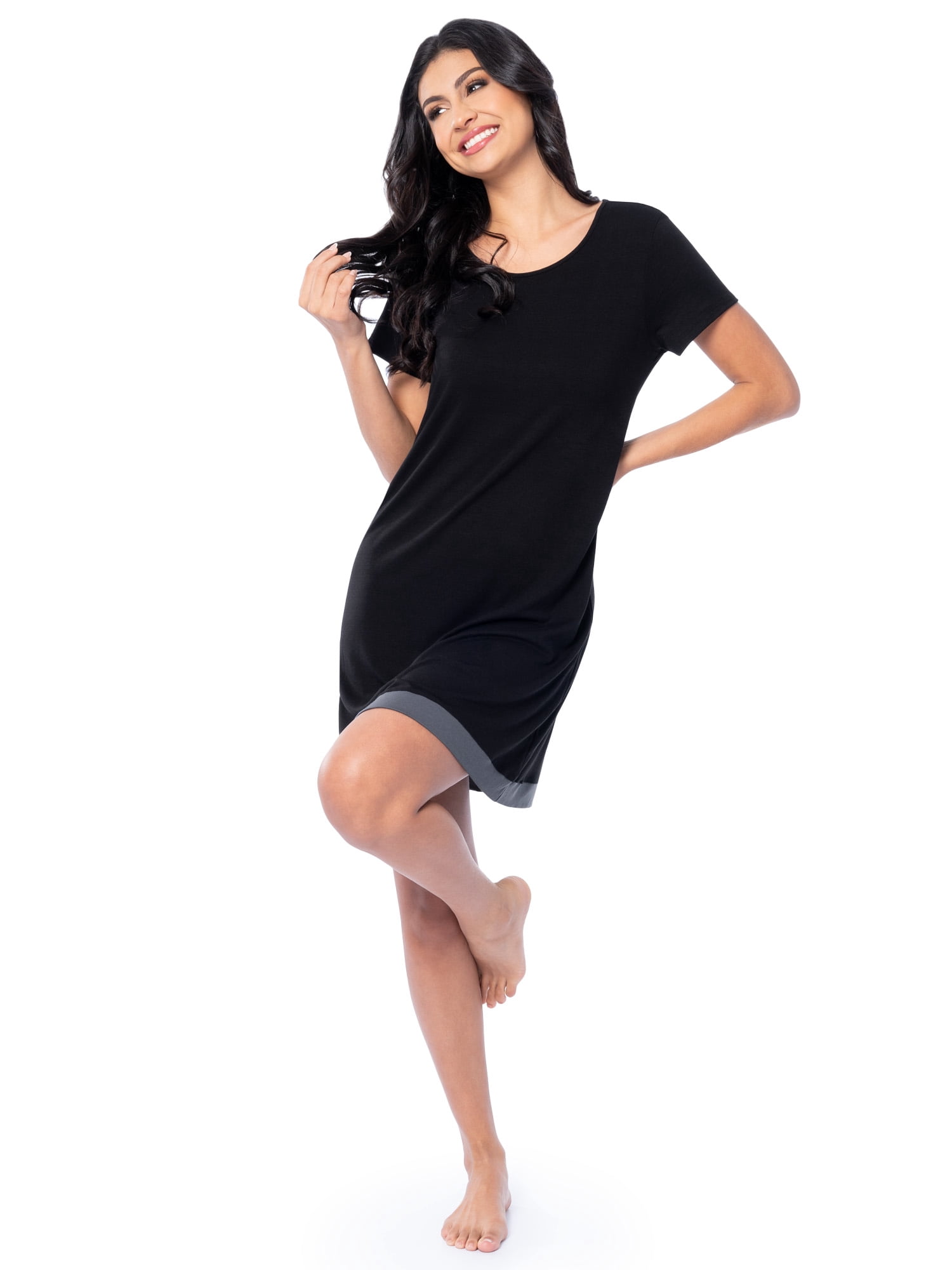 Fruit of the Loom Women's Soft and Breathable Pajama Sleepshirt, Sizes S-5X