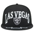 thumbnail image 2 of Men's New Era Black Las Vegas Raiders  Oversized 59FIFTY Fitted Hat, 2 of 5