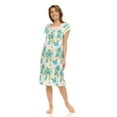 thumbnail image 3 of JEFFRICO Womens Nightgowns Sleepwear Soft Pajama Dress Nightshirts Plus Size, 3 of 9