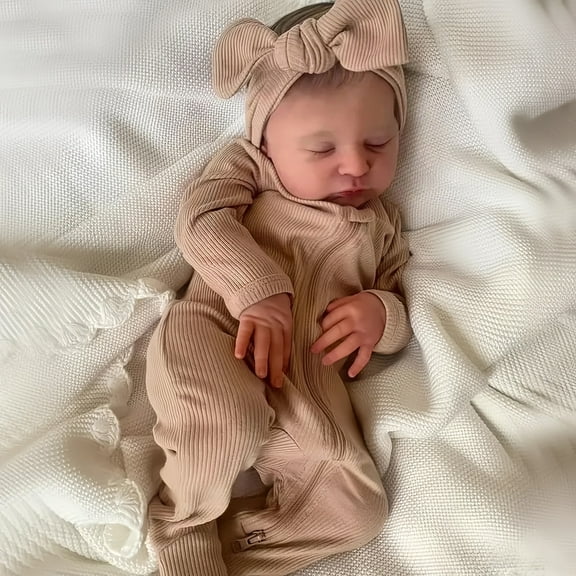 20 Inch High Quality Cloth Body Lifelike Reborn Baby Doll, 3D Painted Skin with Clearly Visible Veins