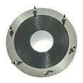 thumbnail image 1 of koolsoo Tent Stove Jack Round Base Flexible High Temperature Resistant Flue Flashing Black, 1 of 9