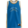 thumbnail image 2 of Men's GameDay Greats  Blue Wisconsin-Platteville Pioneers  Lightweight Basketball Jersey, 2 of 4