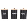 thumbnail image 2 of 3PCS Canister Sets for Kitchen Counter, Storage Canister Multifunctional Storage Jar with Lid for Tea Coffee Sugar, Kitchen Canister Set Food Container Organizer, 2 of 7